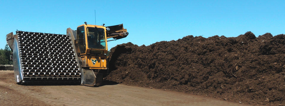 Compost windrow